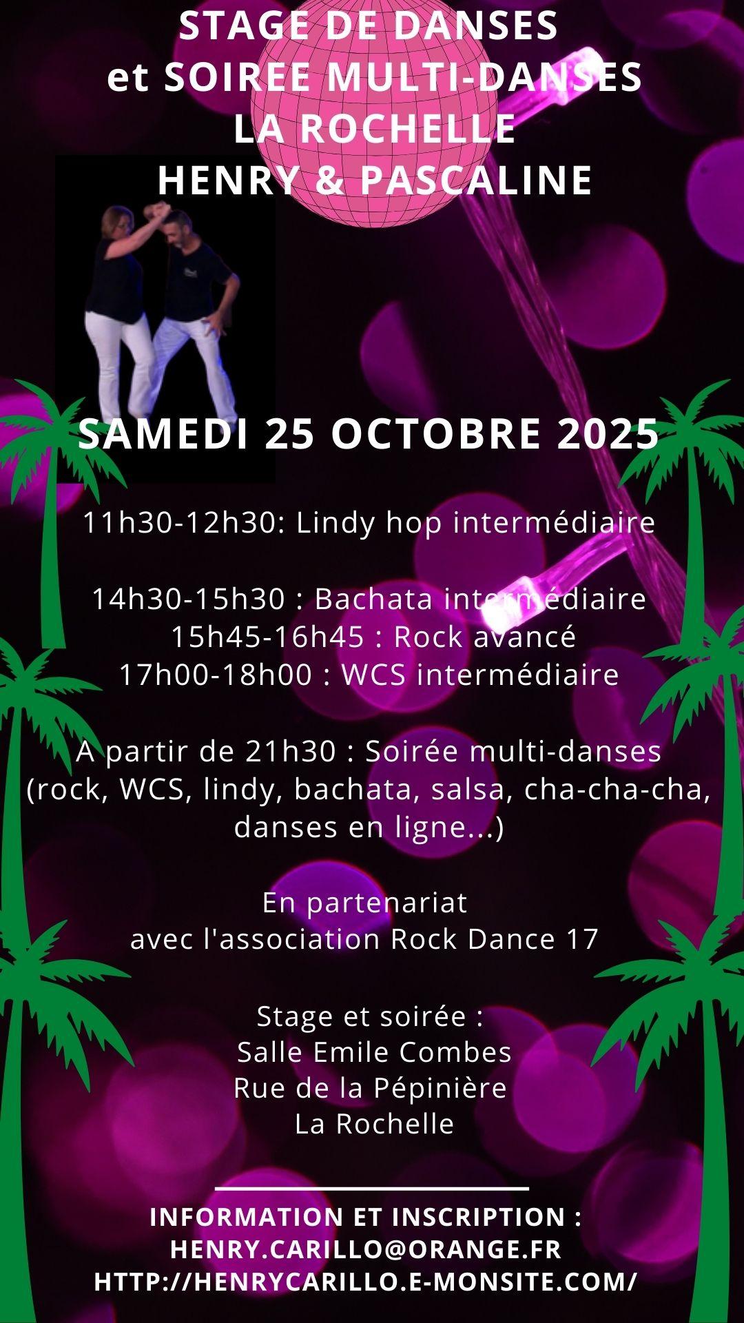 Flyer stage la rochelle 25 10 2025
